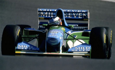 In qualifying Michael wasn't able to outstrip Senna, but in race like in Brazil he finished first.