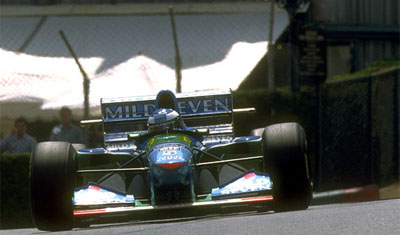 The best in qualifying and the best in race - Benetton #5...