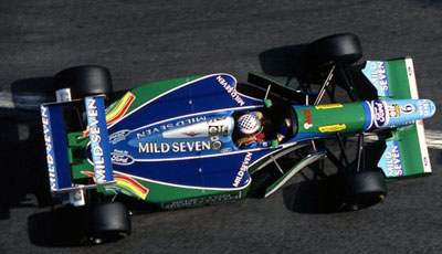 ...Lehto's perfomance on another Benetton was awful - 17th in qualifying - more than 4 seconds behind Schumacher - and 8th in race - about two laps behind his partner (pic from F1i.com)