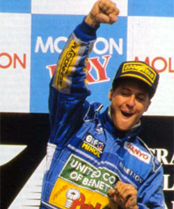 ... Schumacher, like always, was unattainable and took the fifth win in the season