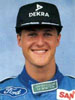 Michael Schumacher 1994, 1995, 2000-2003 World Champion